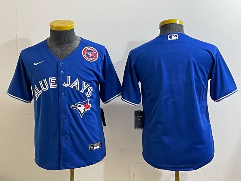 Youth 2025 Nike Toronto Blue Jays Blank blue Game MLB Jersey 05->youth mlb jersey->Youth Jersey